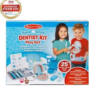 Melissa & Doug Dentist Play Set, 25-Piece Dentist Kit